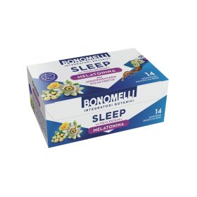  Bonomelli 1 mg Melatonint tartalmazó alvást segítő étrend-kiegészítő tea infúzió édesítőszerrel, 14 monotasak
