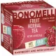 Bonomelli Málna és piros ribizli gyógynövényes tea, 12 filter