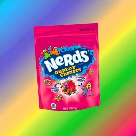 Wonka Nerds Gummy Clusters Rainbow rágós gumicukor 226g
