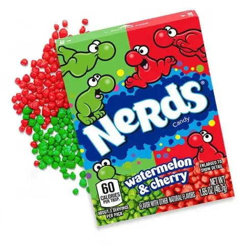 Wonka Nerds Watermelon Cherry cukorka 47g