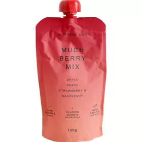   NUTRINO LAB MUCH BERRY MIX - alma, őszibarack, eper és málna - 180g