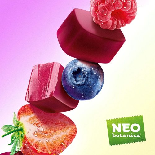 UNICONF Neo Botanica STEVIA, erdei gyümölcsös zseléscukor, 72g