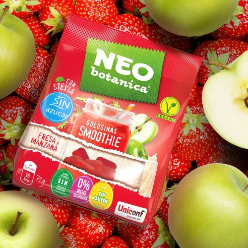 UNICONF Neo Botanica STEVIA, epres-almás zselécukor, 72g