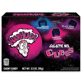 Warheads Galactic Mix Cubes savanyú gumicukor 99g