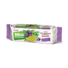   Uniconf Neo Botanica keksz spenóttal és fűszernövényekkel 200g GALLETAS