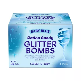   Sweet Story Glitter Bomb Vattacukor Csillámbomba – Babakék (Baby Blue)