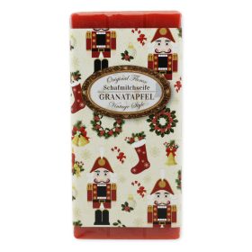   FLOREX Bio-Juhtejes karácsonyi natúr szappan Diótörő - 100g - Gránátalma illattal Vintage Kollekció