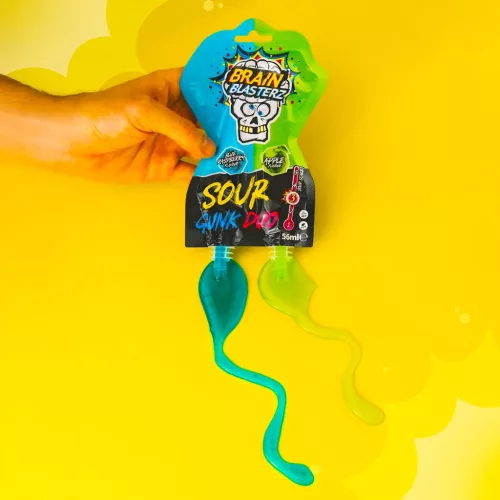 Brain Blasterz Sour Gunk Duo: Kék málna és alma íz 56 ml