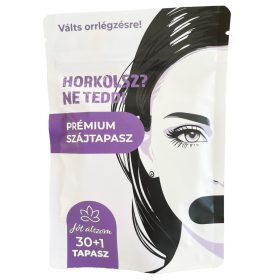   Prémium szájtapasz horkolás ellen – 30db + ajándék orrtapasz