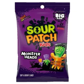 Sour Patch Kids Monster Heads savanyú gumicukor 105g