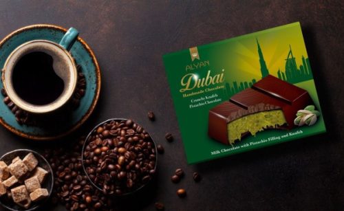 Alyan Dubai Pistachio Chocolate pisztáciás csoki 100g