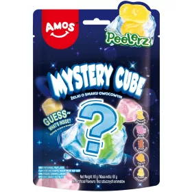 Amos Peelerz Mystery Cube hámozható gumicukor - 65g