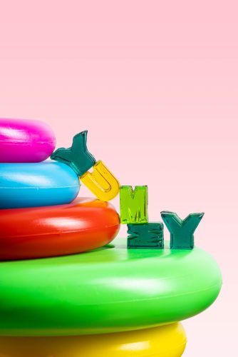 Amos 4D Fun&Play Letters vegyes gyümölcsízű gumicukor betű formában 85g