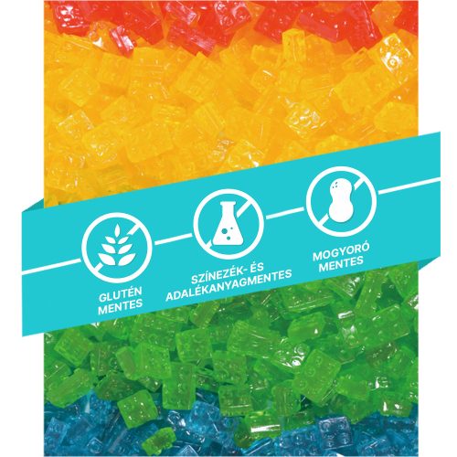 Amos 4D Fun&Play Letters vegyes gyümölcsízű gumicukor betű formában 85g