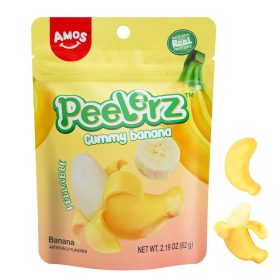 Amos PEELERZ Hámozható Banán ízű gumicukor 85g