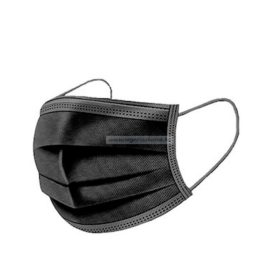   GOVIRAL, FEKETE nem szőtt 3 rétegű arcmaszk, 50 db/doboz, 10-el csomagolva dobozon belül                          