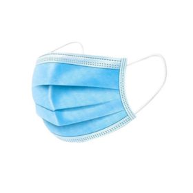   GOVIRAL, SZÍNES nem szőtt 3 rétegű arcmaszk, 50 db/doboz, 10-el csomagolva dobozon belül Kék