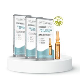   ANTI-STRESS - BŐRNYUGTATÓ ÉS BŐRVÉDŐ HATÁSÚ AMPULLA ÉRZÉKENY BŐRRE 7x2 ML TRIÓ CSOMAG