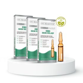   MARNYS CBD KOZMETIKAI AMPULLA - AZ IRRITÁLT BŐR MEGNYUGTATÁSÁRA 7x2 ML TRIÓ CSOMAG