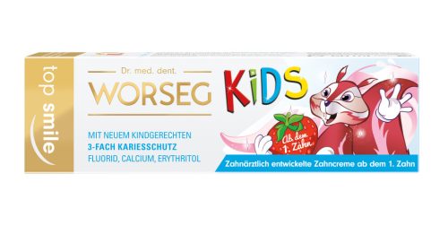 Worseg top smile KIDS fogkrém gyermekeknek, 50 ml