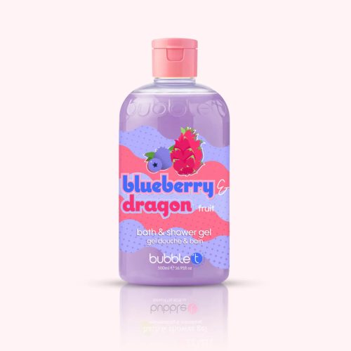 BUBBLE T TUSFÜRDŐ ÁFONYA&SÁRKÁNYGYÜMÖLCS 500ML