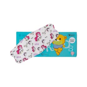   DOC NFW FFP2 ergonomikus szuperhős gyerekmaszk - Szelep nélküli, 10 db/doboz, egyesével csomagolva dobozon belül Egyszarvús