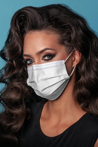ELYSIUM Typ IIR 3 rétegű, sebészeti arcmaszk , fehér , 10 db/csomag