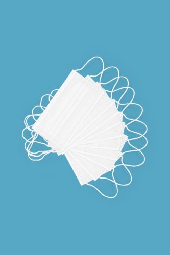 ELYSIUM Typ IIR 3 rétegű, sebészeti arcmaszk , fehér , 10 db/csomag