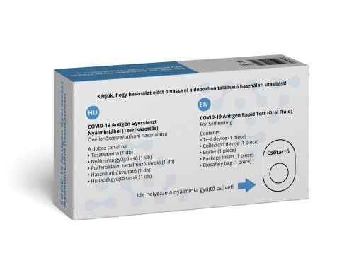 Whitelab  COVID-19 antigén gyorsteszt nyálmintából (Tesztkazettás)