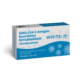   Whitelab SARS-CoV-2 Antigén Gyorsteszt Orrváladékból (Tesztakezettás)