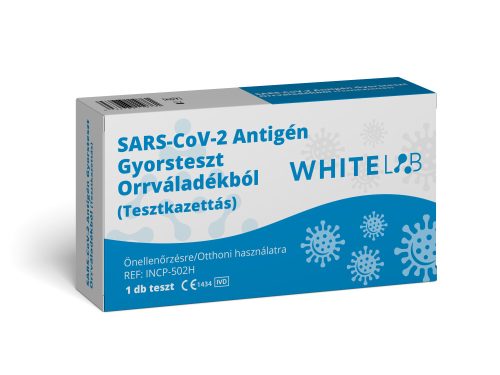 Whitelab SARS-CoV-2 Antigén Gyorsteszt Orrváladékból (Tesztakezettás)