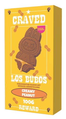 Schmeckt Los Bubos tejcsokoládé, krémes mogyoró töltelékkel, 100 gramm