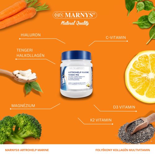 MARNYS ARTROHELP MARINE - 10 000 MG HALKOLLAGÉN TARTALMÚ ÉTREND KIEGÉSZÍTŐ