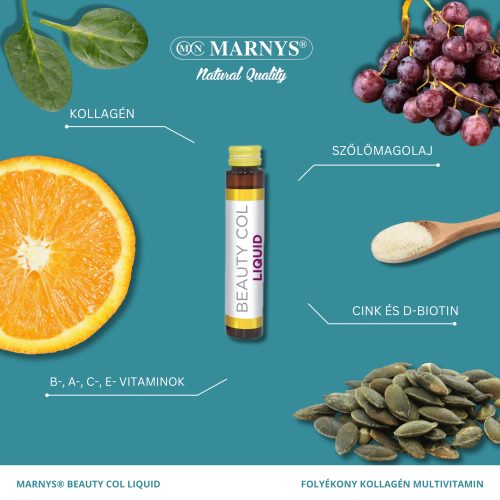 MARNYS BEAUTY COL LIQUID FOLYÉKONY KOLLAGÉN MULTIVITAMIN TRIÓ CSOMAG