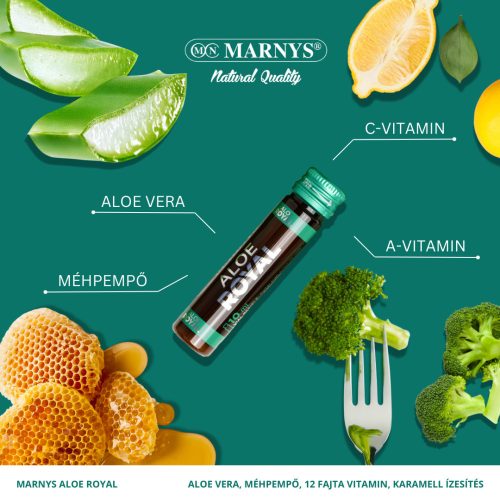 MARNYS ALOE ROYAL FOLYÉKONY MULTIVITAMIN IMMUNERŐSÍTŐ TRIÓ CSOMAG