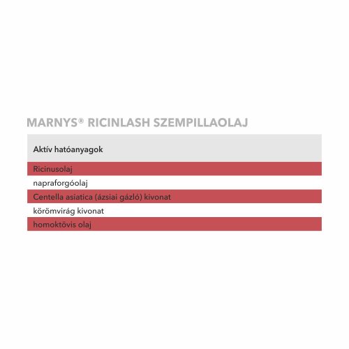 MARNYS RICINLASH SZEMPILLAOLAJ TRIÓ CSOMAG