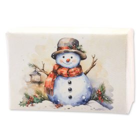   FLOREX Bio-Juhtejes karácsonyi natúr szappan Hóember - 150g - Karácsonyi rózsa illattal